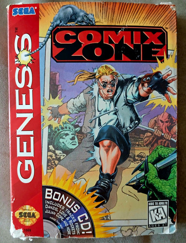 Cib sega comix zone - zone,
