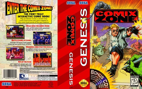 Comix zone genesis ntsc solo - zone,