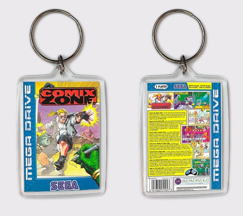 Llavero comix zone - sega, mega