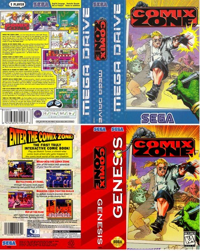 Comix zone megadrive genesis - comix,